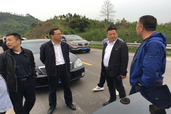 4.14蓮都區(qū)領(lǐng)導(dǎo)赴現(xiàn)場(chǎng)調(diào)研，關(guān)心支持公司發(fā)展后勁
